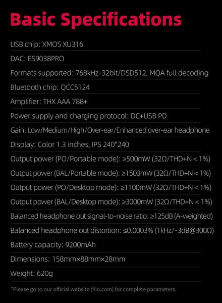 Imagem de Amplificador / DAC de Fone de Ouvido Fiio Q7