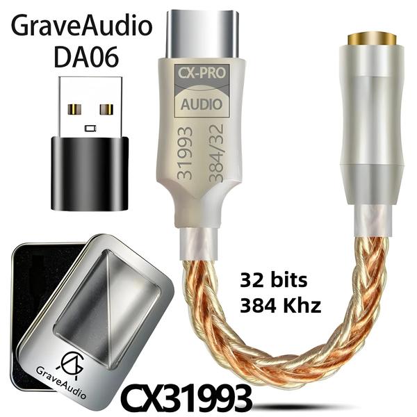 Imagem de Amplificador De Fone De Ouvido Tipo C Para 3,5 Mm Hifi Usb Dac Graveaudio Da06 Cx31993 Iem Amp