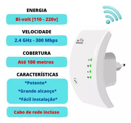 Imagem de Amplificador de Sinal Wi-Fi para Conexão Ininterrupta