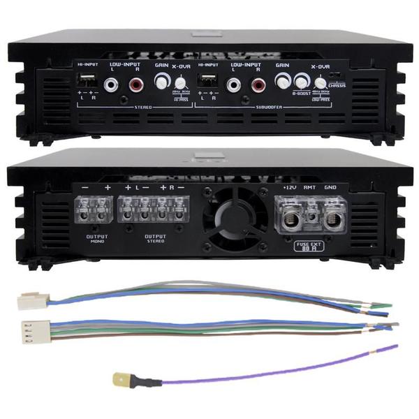 Imagem de Amplificador Digital Falcon DF1800.3DHX 3 Canais Stereo + Cabo RCA 5MM Injetado