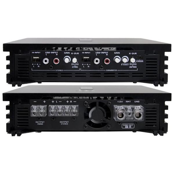 Imagem de Amplificador Digital Falcon DF1800.3DHX 3 Canais Stereo + Cabo RCA 5MM Injetado