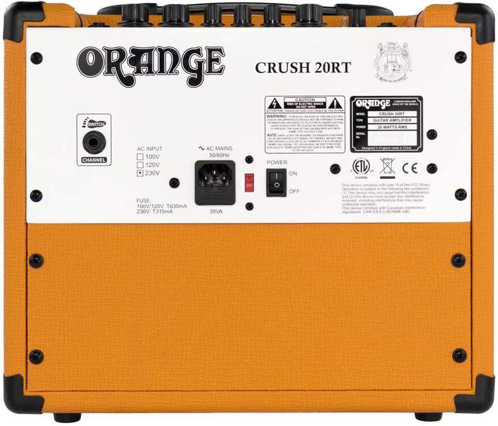 Imagem de Amplificador Guitarra Orange Crush 20RT 20W Reverb Afinador