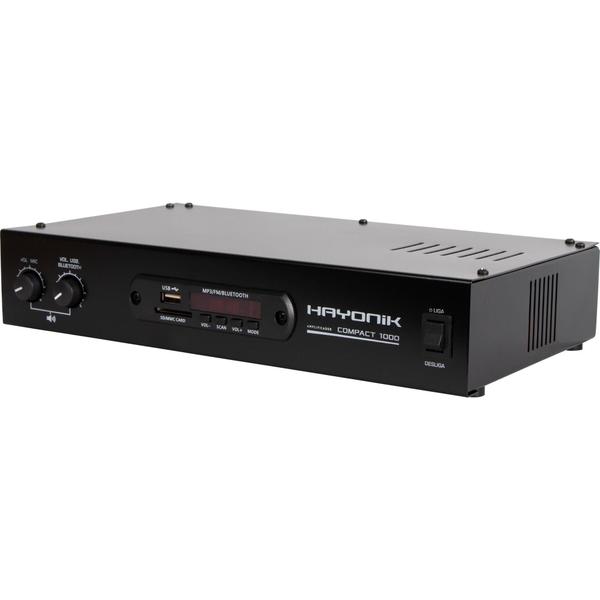 Imagem de Amplificador Hayonik Compact 1000 80W RMS Com Bluetooth