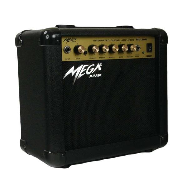 Imagem de Amplificador Para Guitarra 20watts Com Reverb Ml 20r Mega