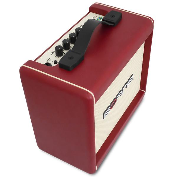 Amplificador Para Guitarra F60 Vinho 15W RMS - Borne Imagem de Amplificador Para Guitarra F60 Vinho 15W RMS - Borne