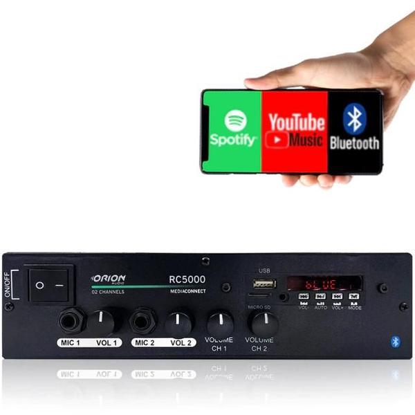 Amplificador para som ambiente com bluetooth 300w - ORION Imagem de Amplificador para som ambiente com bluetooth 300w