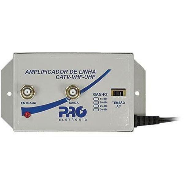 Imagem de Amplificador Proeletronic 30db VHF UHF Pqal-3000 Original