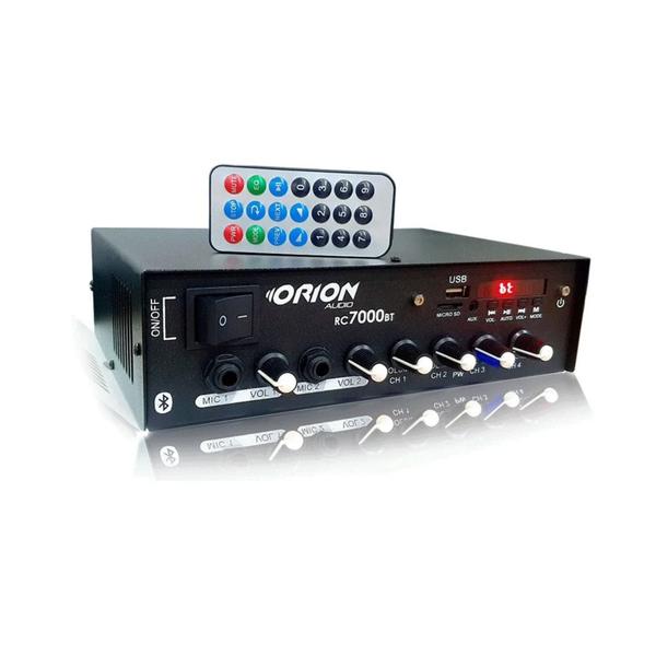 Imagem de Amplificador Som Ambiente 120 RMS BT/AUX/USB/MP3 4 Canais -  Orion Rc7000bt 2AMP7000B