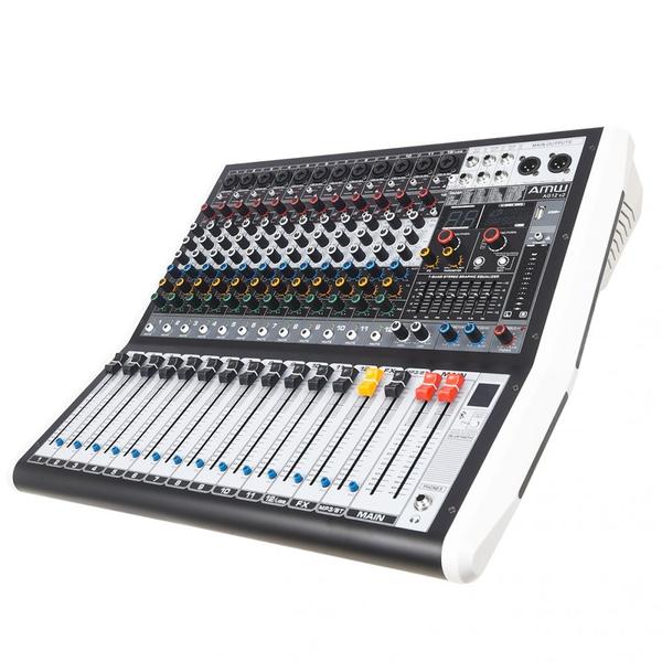 Imagem de AMW AG12 v2 Mesa de Som 12 Canais 99 Efeitos DSP BT Interface USB e Faders de 100mm