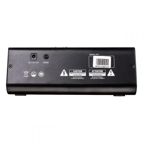 Imagem de AMW MX6 v2 Mesa de Som 6 Canais 4 XLR Bluetooth EFX Bluetooth Interface USB