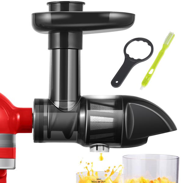 Imagem de AMZCHEF Espremedor Masticating Compatível com KitchenAid Mixers (Preto)