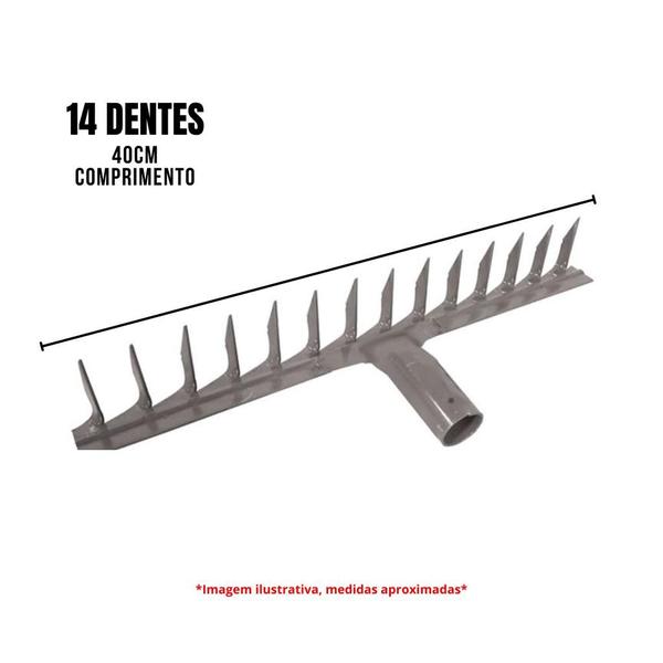 Ancinho 14 Dentes Sem Cabo - Minasul Imagem de Ancinho 14 Dentes Sem Cabo - Minasul