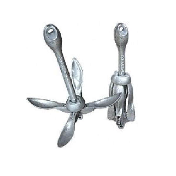 Imagem de Ancora Em Aço Galvanizado Grapinel Folding Dobravel 1,5 Kg