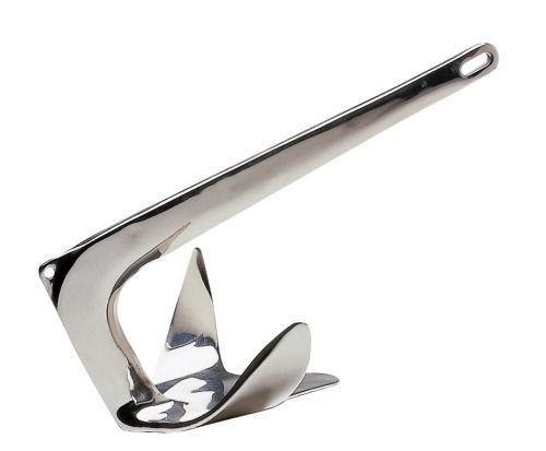 Ancora Modelo Bruce Inox Polido 316 - 10 Kilos / Sem Solda Imagem de Ancora Modelo Bruce Inox Polido 316 - 10 Kilos / Sem Solda