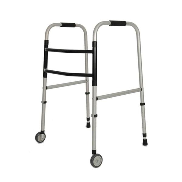 Andador Adulto Pop A400 Fx Plus Com Rodas E 2 Barras Indaiá - Indaia Imagem de Andador Adulto Pop A400 Fx Plus Com Rodas E 2 Barras Indaiá