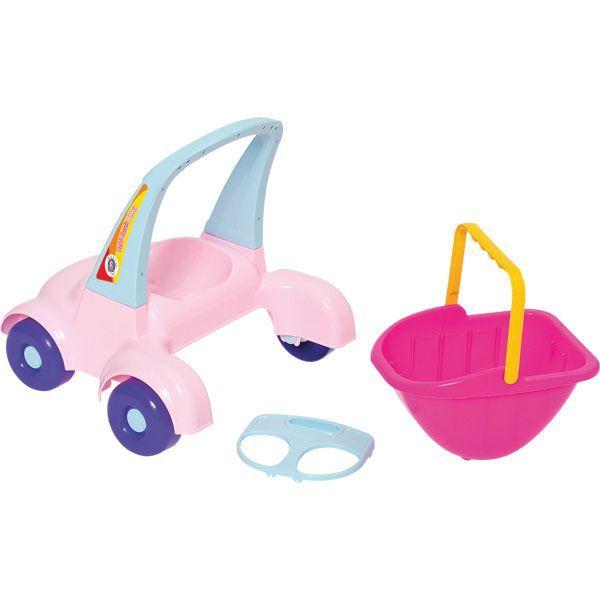 Imagem de Andador Bebe Passeio Boneca Rosa Merco Toys