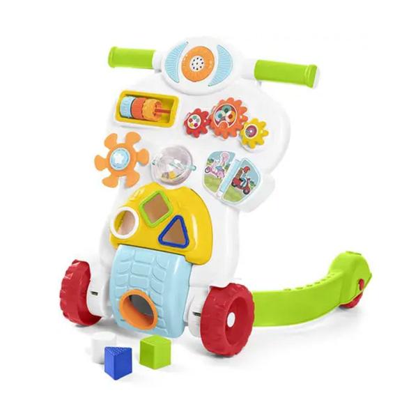 Imagem de Andador Bebê Piloto Infantil Para Empurrar Brinquedo De Bebê Didático Educativo Tateti