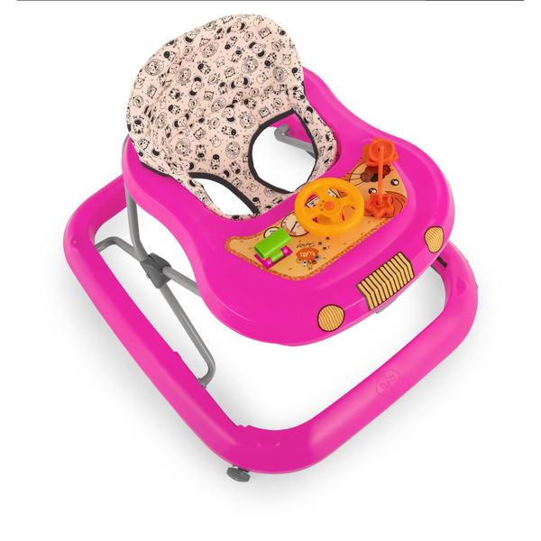 Andador Bebê Tutti Baby Safari II Rosa Centro de Atividades