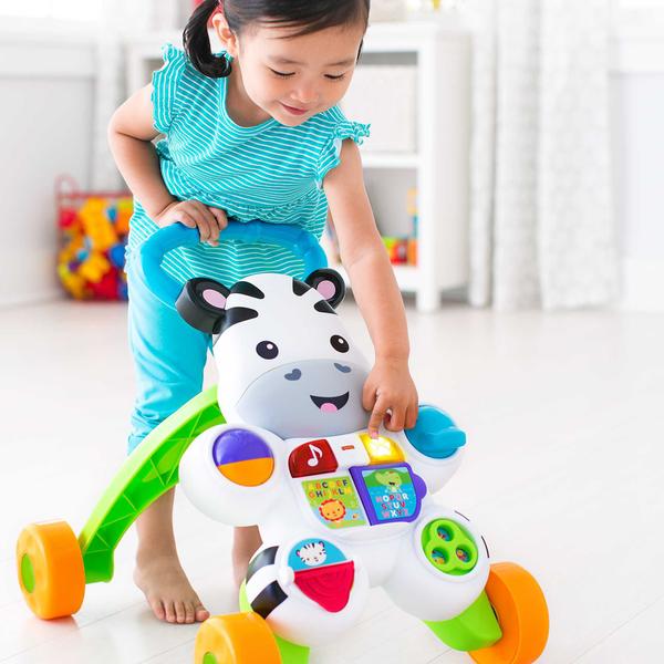 Imagem de Andador de Atividades Apoiador Zebra - Aprenda Comigo - Fisher Price - Mattel