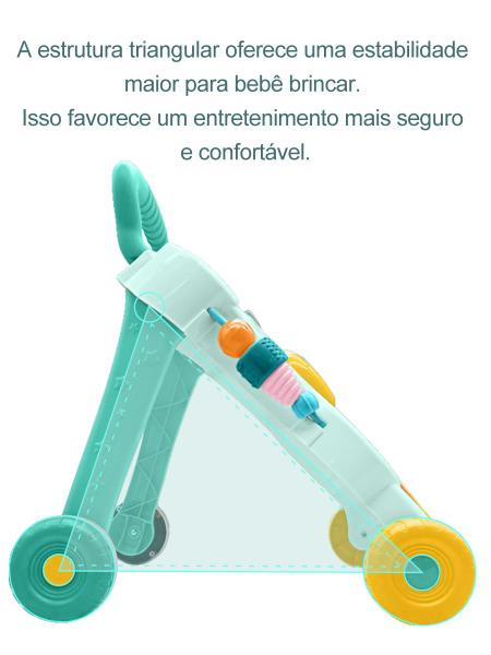 Imagem de Andador de bebe Infantil Educativo Musical Wakaii Verde