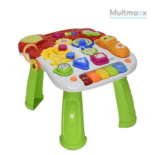 Imagem de Andador Didatico e Mesinha de Atividades com Brinquedos Multmaxx Colorido
