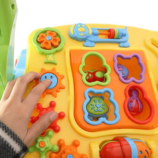 Imagem de Andador E Mesa Didático Educativa Para Bebê 4 Em 1 Criativo Com Som Brinquedo Infantil Musical