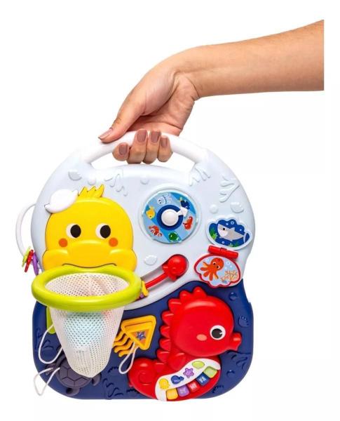 Imagem de Andador Educativo Bebê 3 Em 1 Mesinha Brinquedo Musical Buba