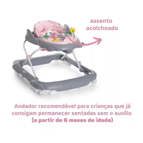 Imagem de Andador Infantil Bebê Torino Spring SPR Conforto +6m