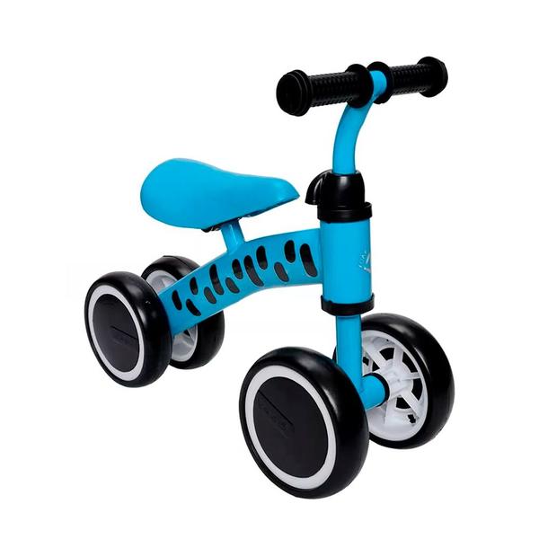 Andador Infantil Bicicleta de Equilíbrio Azul Divertida - Zippy Toys Imagem de Andador Infantil Bicicleta de Equilíbrio Azul Divertida