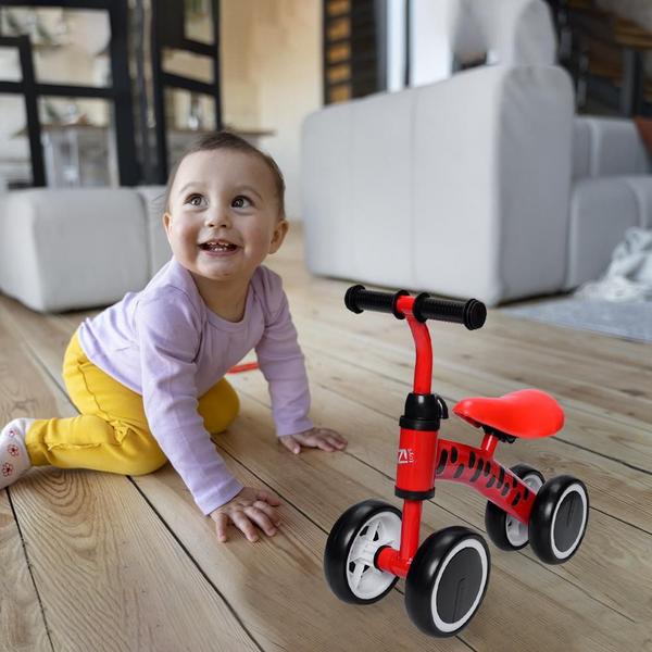 Imagem de Andador Infantil Bicicleta De Equilíbrio Bebê Cor Vermelho