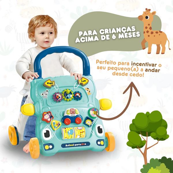 Imagem de Andador Infantil Brinquedo Educativo Musical Didático Bebe