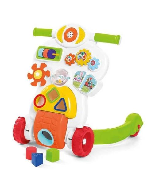 Andador Infantil de Empurrar Ta Te Ti - Bebê Piloto Imagem de Andador Infantil de Empurrar Ta Te Ti - Bebê Piloto