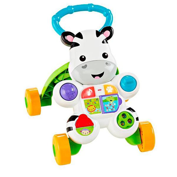 Imagem de Andador Infantil Fisher Price Zebrinha Som e Luzes - DLH48