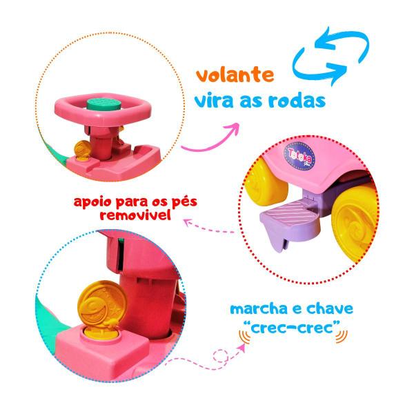 Imagem de Andador Infantil Menina - Totoka Plus - Cardoso - Rosa