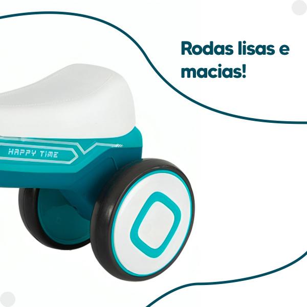 Imagem de Andador Infantil Motoca Azul C/ Som E Luzes 8106 - Braskit