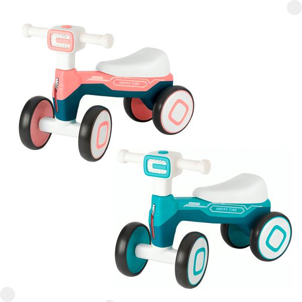 Imagem de Andador Infantil Motoca Rosa Azul Som E Luzes 8107 - Braskit