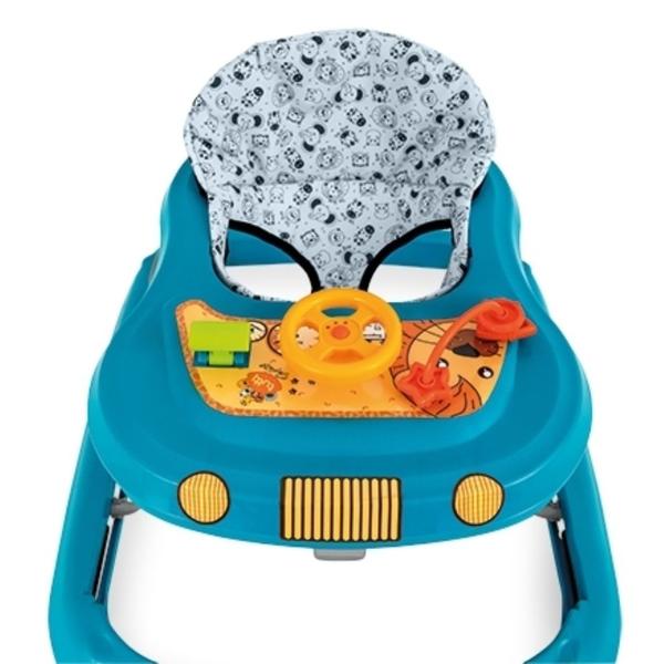 Imagem de Andador Infantil para Bebê Musical Safari II Tutti Baby 40.002.003 Azul