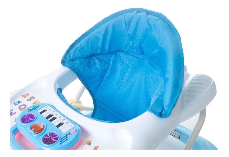 Imagem de Andador Infantil Pianinho Azul Baby Style