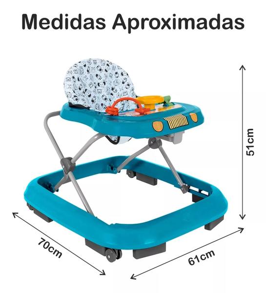 Imagem de Andador Infantil Safari Vermelho Tutti Baby Com Antiqueda