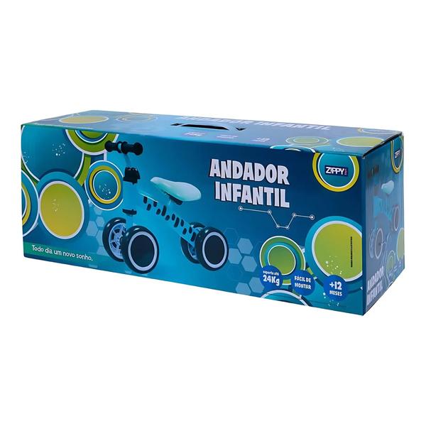 Imagem de Andador Infantil sem Pedal Azul Zippy Toys - 7624