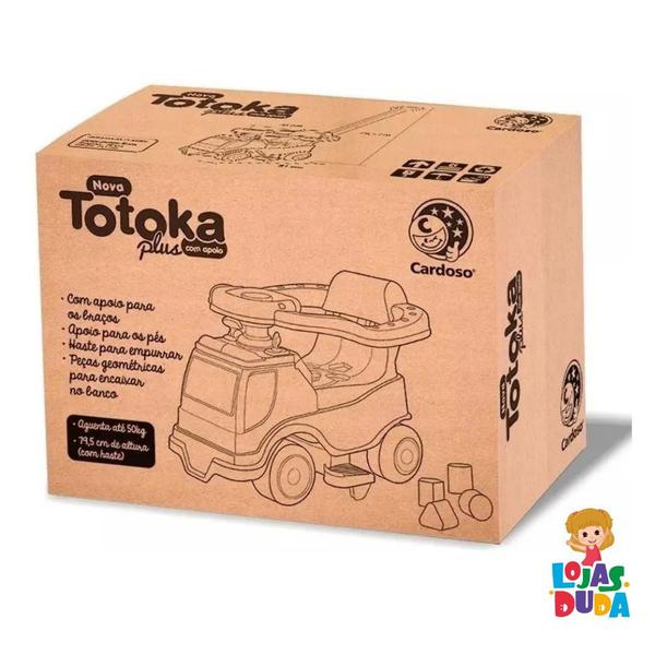 Imagem de Andador Infantil Totoka Plus de Empurrar Rosa Cardoso Toys