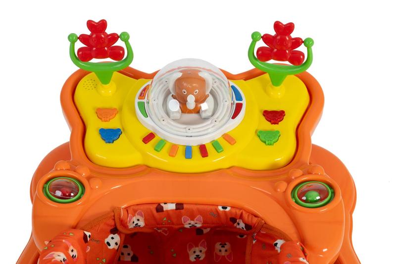 Imagem de Andador musical megaluxo infantil laranja jumbobaby