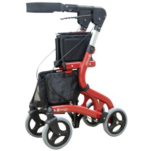 Andador Ortopédico Para Idosos Walker Vinho Tamanho G - Freedom Imagem de Andador Ortopédico Para Idosos Walker Vinho Tamanho G