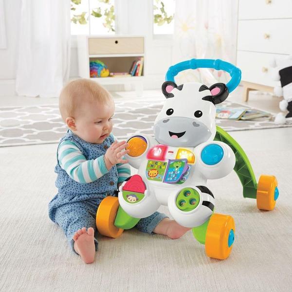 Imagem de Andador para Bebê de Empurrar Musical Fisher-Price Zebra DLH48