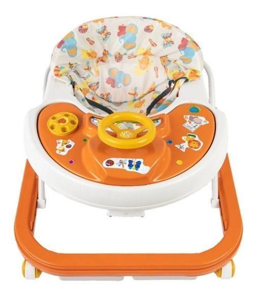 Imagem de Andador Sonoro Infantil 6 A 12 Meses - Styll Baby - Laranja