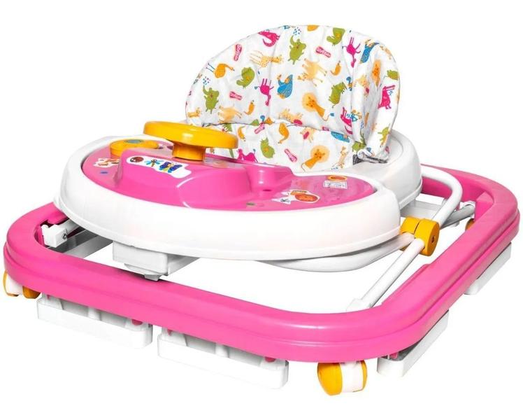 Imagem de Andador Sonoro Infantil Soft Way Clássico Styll Baby Rosa