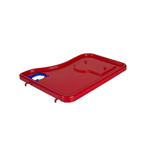 Imagem de Andar Grande Gaiola Hamster Furo Pet Roe Vermelho Jel Plast