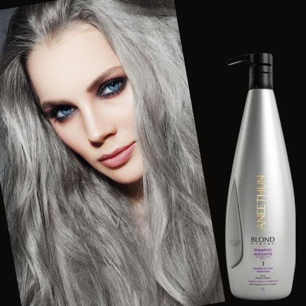 Imagem de Aneethun Blond Shampoo Matizador 1000ml