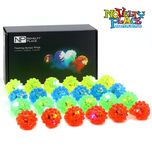 Anéis de gelatina Bumpy Bumpy Jelly Rings Novelty Place (24 unidades) Imagem de Anéis de gelatina Bumpy Bumpy Jelly Rings Novelty Place (24 unidades)
