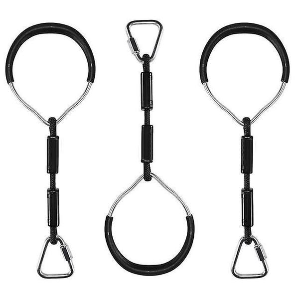 Imagem de Anéis de ginástica infantis Trapeze Bar Pull Up Wokex Heavy Duty